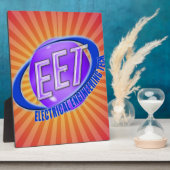 EET ORB SWOOSH LOGO ELEKTRISCHE TECHNISCHE TECHNIS FOTOPLAAT (Zijkant)