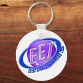 EET ORB SWOOSH LOGO ELEKTRISCHE TECHNISCHE TECHNIS SLEUTELHANGER (Voorkant)