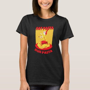 Eet Pasta Run Pasta Koolhydraat Rich Pasta T-shirt