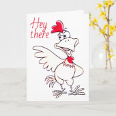 EET *PIZZA* EET GEEN KIPPENSOEP ALS JE ZIEK BENT KAART (Gele Bloem)