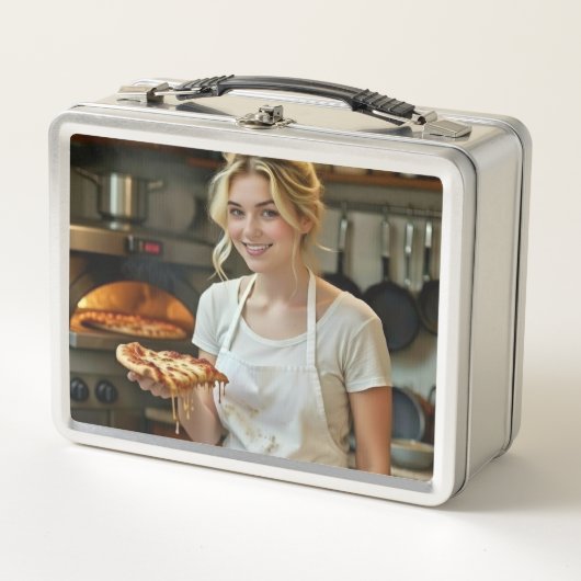 Eet Pizza Foto Personaliseren Aanpassen (Voorkant)