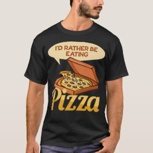 Eet Pizza Ironic Gezegde Hobby Pizza Chef T-shirt