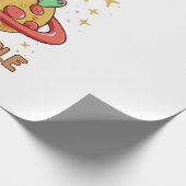 Eet pizza niet mensen cadeaupapier (Hoek)