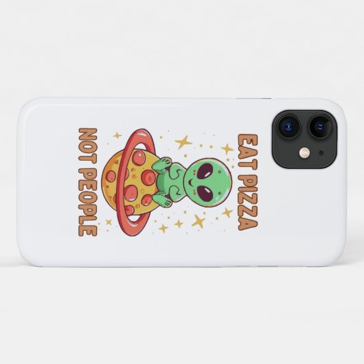 Eet pizza niet mensen Case-Mate iPhone case (Achterkant (horizontaal))