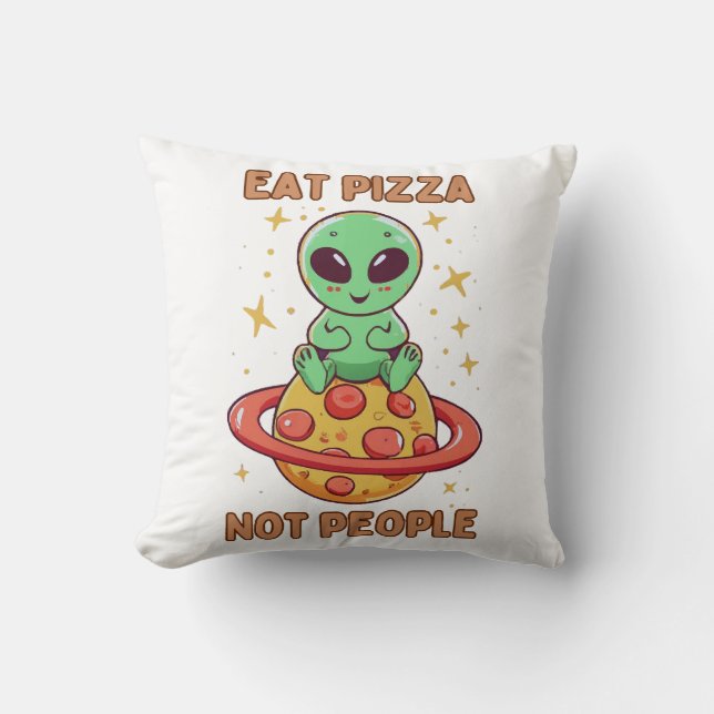 Eet pizza niet mensen kussen (Voorkant)