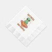 Eet pizza niet mensen servet (Hoek)