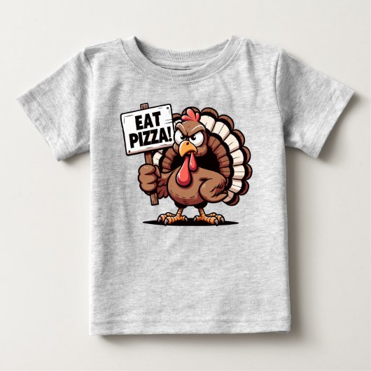 Eet Pizza Turkey T Shirt (Voorkant)