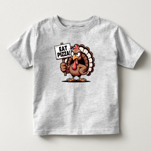 Eet Pizza Turkey T Shirt (Voorkant)