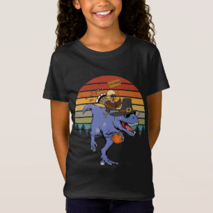 Eet Pizza Turkije Dino Dinosaur Vegetarisch Thanks T-shirt