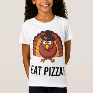 Eet pizza Turkije met Pet T-shirt
