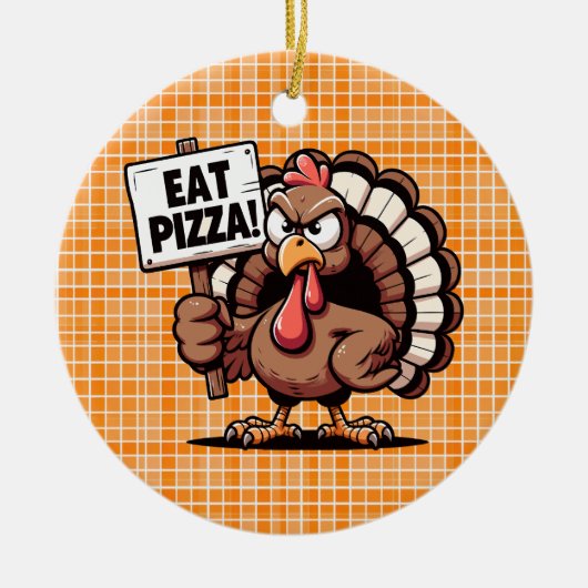 Eet Pizza Turkije Ornament (Voorkant)