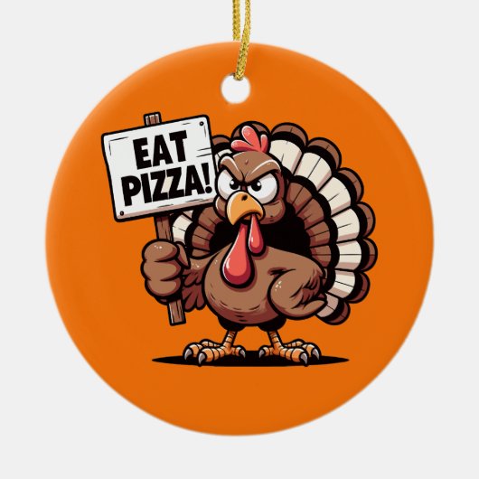 Eet Pizza Turkije Ornament (Voorkant)