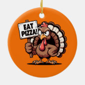 Eet Pizza Turkije Ornament (Achterkant)