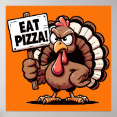 Eet Pizza Turkije Poster (Voorkant)