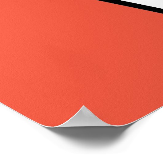 Eet Pizza Turkije Poster (Hoek)