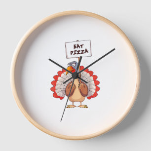 Eet Pizza Turkije Thanksgiving Volwassene Vegan Fu