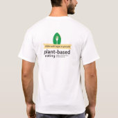 Eet Planten Bespaar de wereld T-shirt (Achterkant)