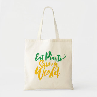 Eet Planten Bespaar de wereld Tote Bag