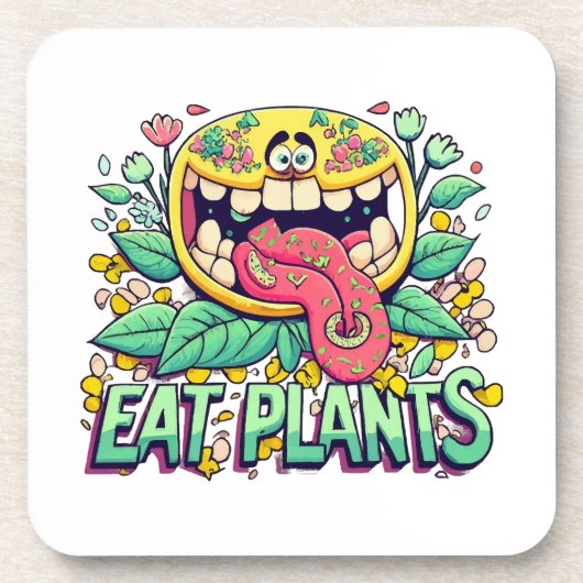 Eet Planten Bier Onderzetter (Voorkant)
