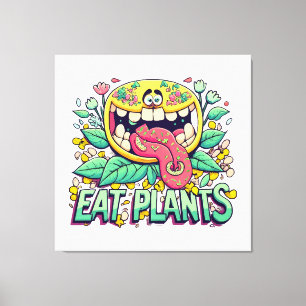 Eet Planten Canvas Afdruk