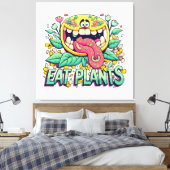 Eet Planten Canvas Afdruk (Insitu (Slaapkamer))