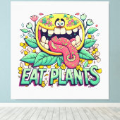 Eet Planten Canvas Afdruk (Insitu (Houten vloer))