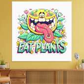 Eet Planten Canvas Afdruk (Insitu (Woonkamer))