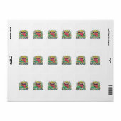 Eet Planten Etiket (Full Sheet)