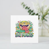 Eet Planten Kaart (Staand voorkant)