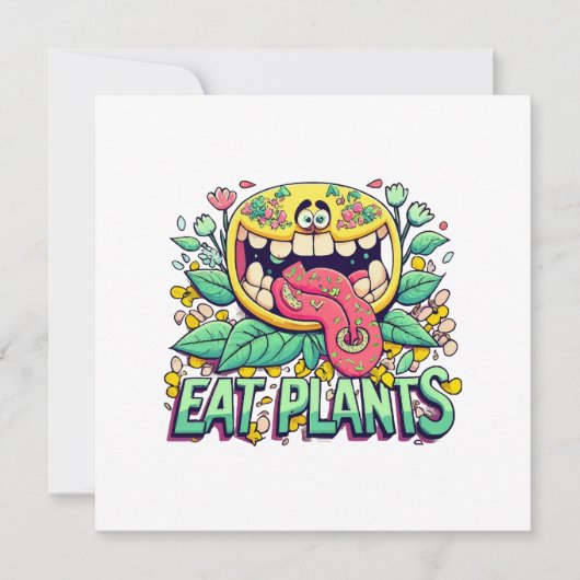Eet Planten Kaart (Voorkant)