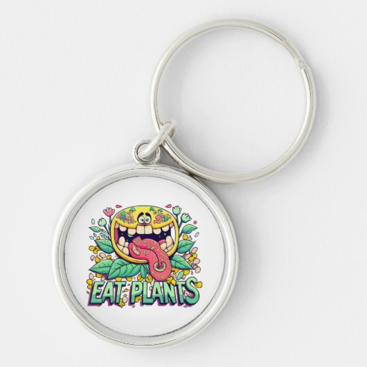 Eet Planten Sleutelhanger (Voorkant)