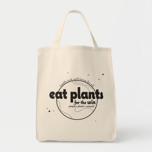 Eet Planten voor het Tas Win - Grocery (Voorkant)