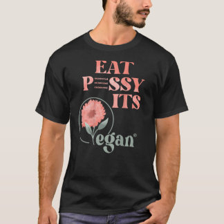 Eet PSSY ITS Vegan X Watercolor Edition Vegan Cen T-shirt