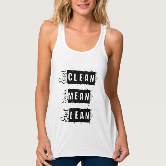 Eet reinigen, treingemiddelde, haal Tanktop voor l (Voorkant)