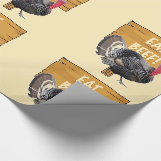 Eet rundvlees inpakpapier (Hoek)