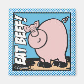 Eet rundvlees! magneet (Voorkant)