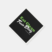 EET SCHONE TREIN VUILE Gym Workout Fitness Party Servet (Hoek)