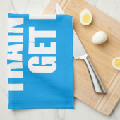Eet schoon, train gemeen, word slank - Workout Theedoek (Quarter Fold)