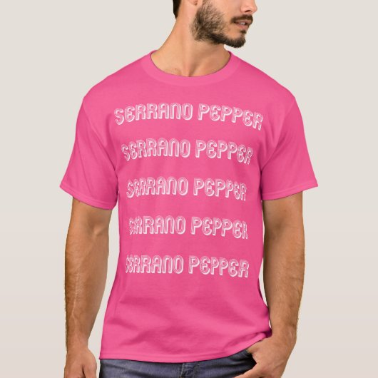 Eet Serrano Peper T-shirt (Voorkant)
