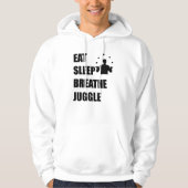 Eet slaap Adem jongleren Hoodie (Voorkant)