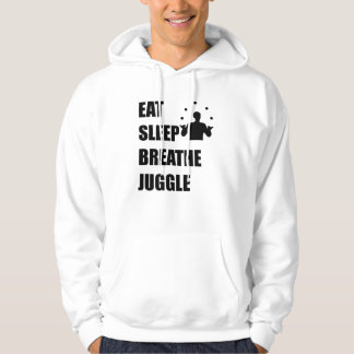 Eet slaap Adem jongleren Hoodie