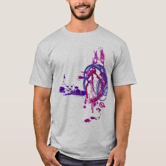 Eet, Slaap, Adem ... MUZIEK T-shirt (Voorkant)