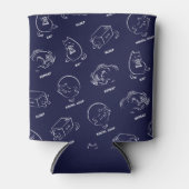 Eet Slaap Aerial Hoop Herhaal Lyra Stubby Holder Blikjeskoeler (Voorkant)