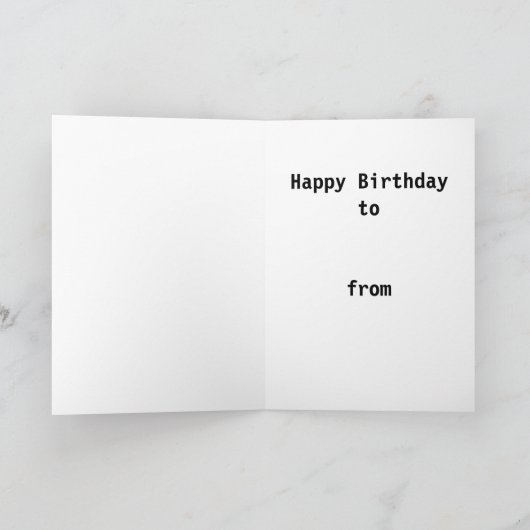 Eet, slaap, afdruk, herhaal verjaardagskaart kaart (Binnen)