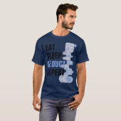 Eet Slaap Aftrek Herhaal Shirt voor Finance Pro's (Voorkant volledig)