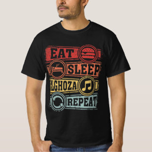 Eet slaap Alghoza Herhaal T-shirt