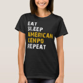 eet slaap American Kenpo T-shirt (Voorkant)