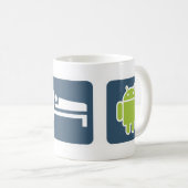 Eet. Slaap. Android. Koffiemok (Voorkant rechts)