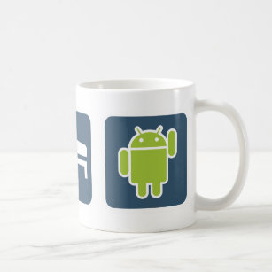 Eet. Slaap. Android. Koffiemok