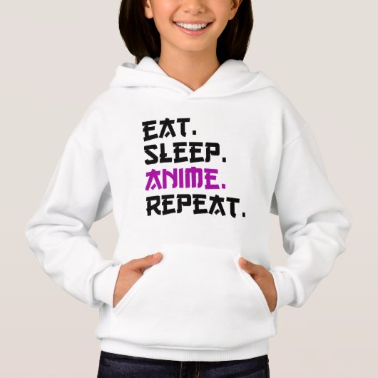 Eet Slaap Anime Herhaal (Voorkant)
